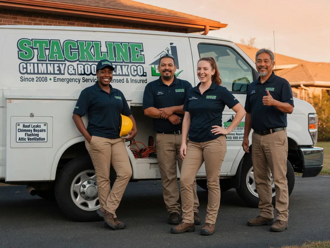 Chimney flashing repair company in Jamaica, IA